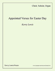 Appointed Verses for Easter Day SATB choral sheet music cover Thumbnail